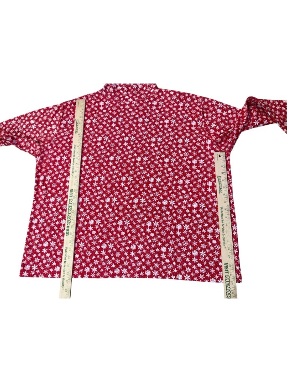 Willow Bay Womens 22W 24W 3X Red White Snowflake Mock Neck Knit Top Used - Picture 8 of 10
